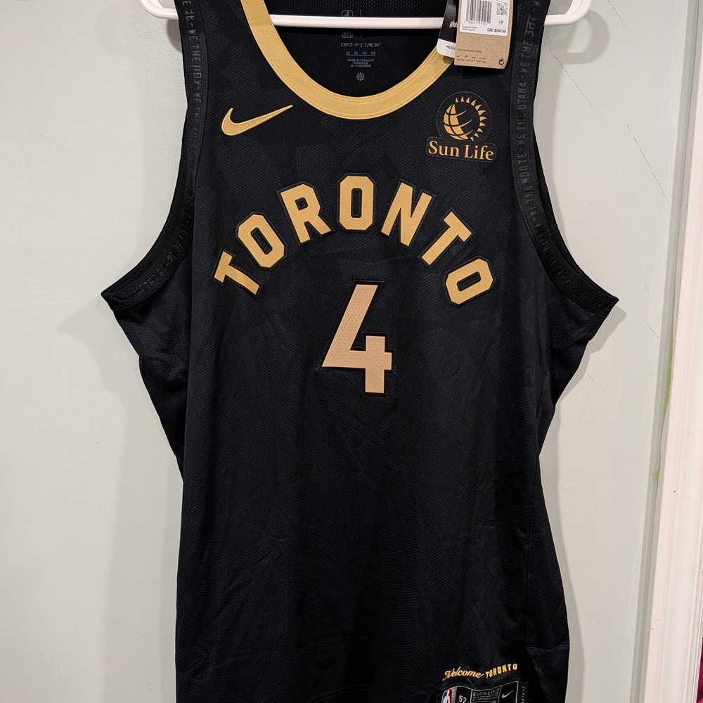 Nike Black and Gold Toronto Jersey